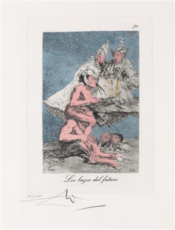 SALVADOR DALÍ Les Caprices de Goya.